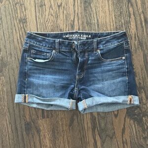 American Eagle Outfitters Dark Blue Jean Shorts
